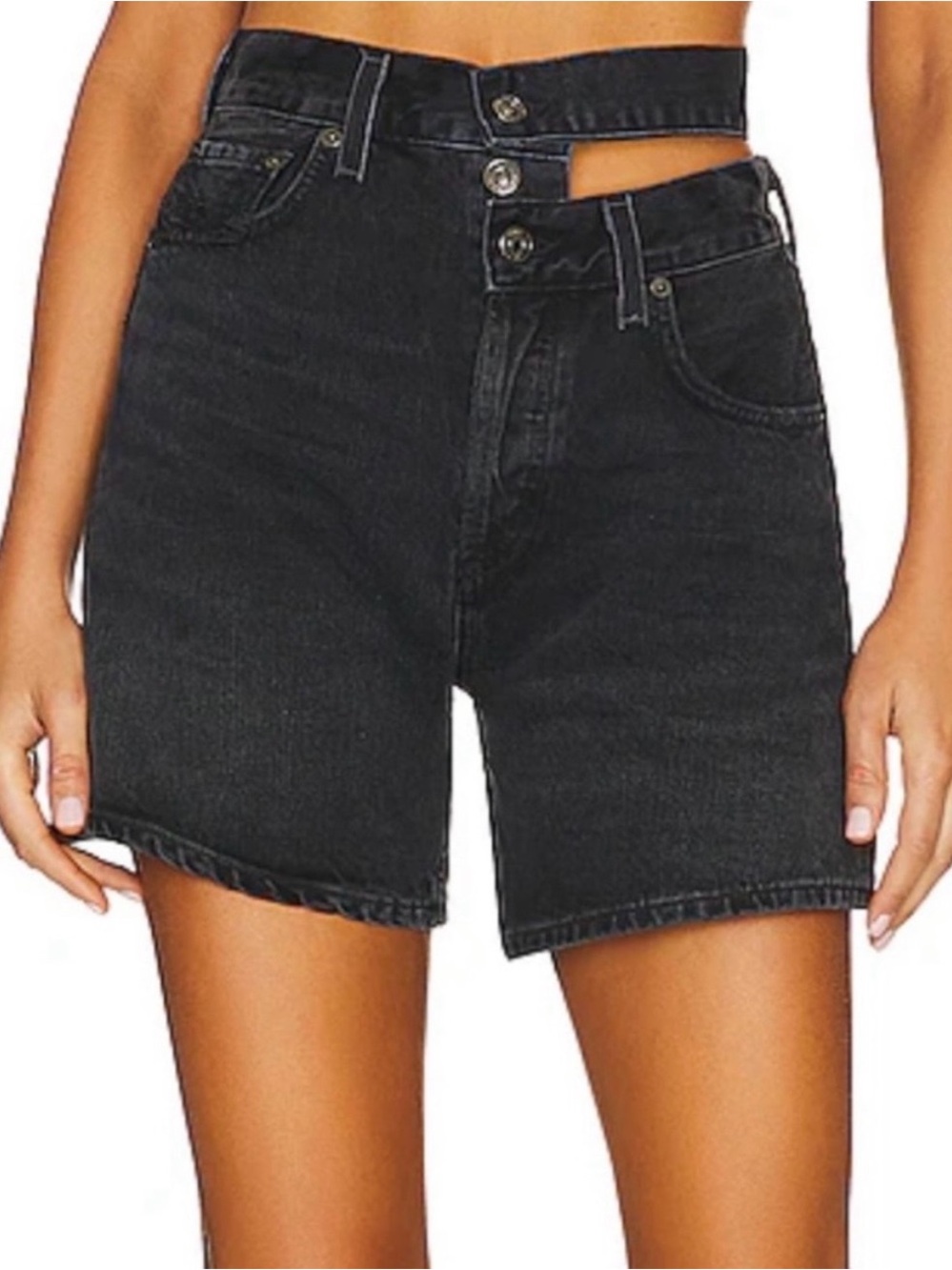 Agolde Broken Waistband Jean Short